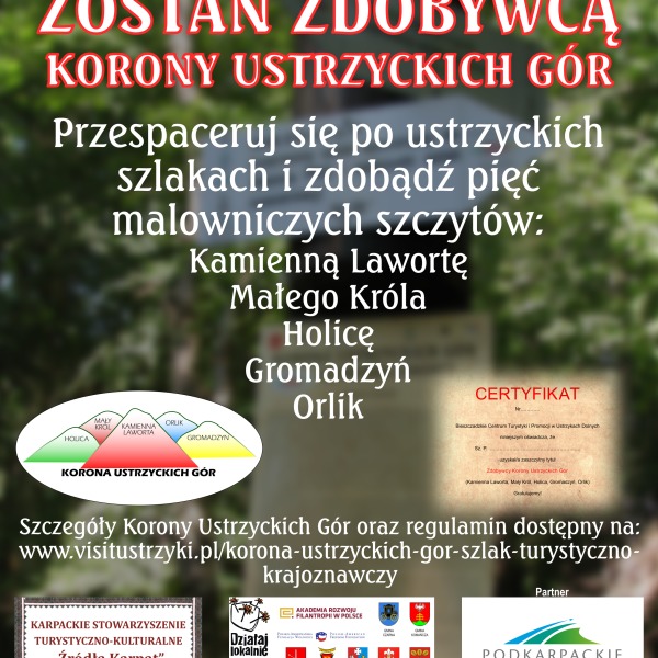 Kolejny certyfikat Korony ustrzyckich Gór wręczony! 